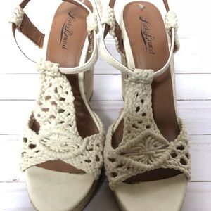 Lucky Brand Crochet Espadrille 8.5